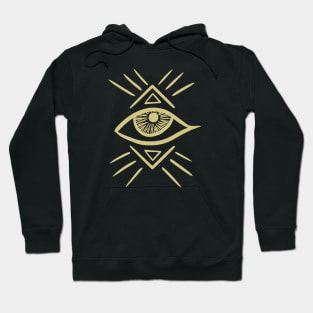 All Seeing Eye Gold Talisman Hoodie